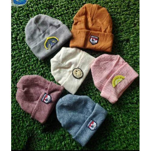 6pcs Stylish New Born Baby Caps Till They Grow Up