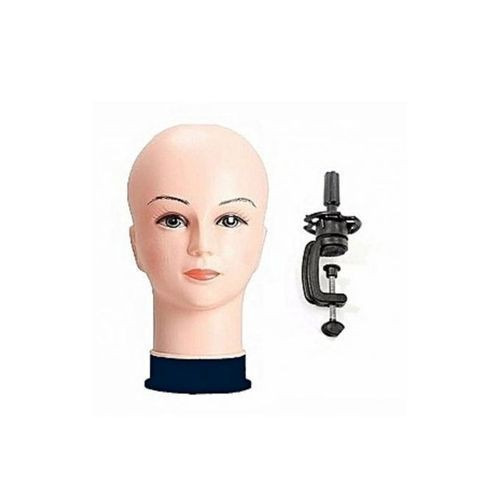 Plastic Mannequin Head With Clamp For Wig Making