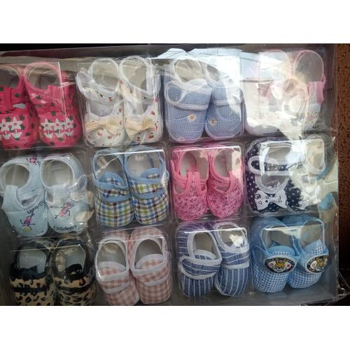 12pcs Baby Beautiful Designs Shoes - For All Occasion