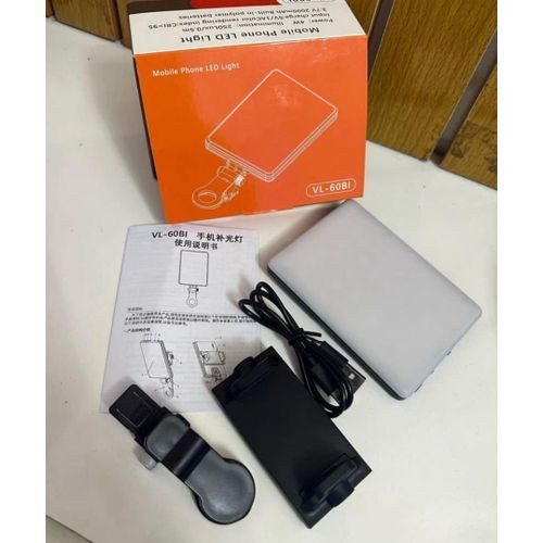 Portable Vlog Light With Tri-color Light Modes