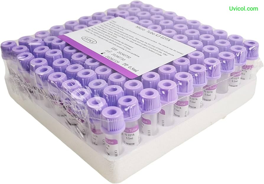Rz 100pcs K3EDTA Sample Bottles
