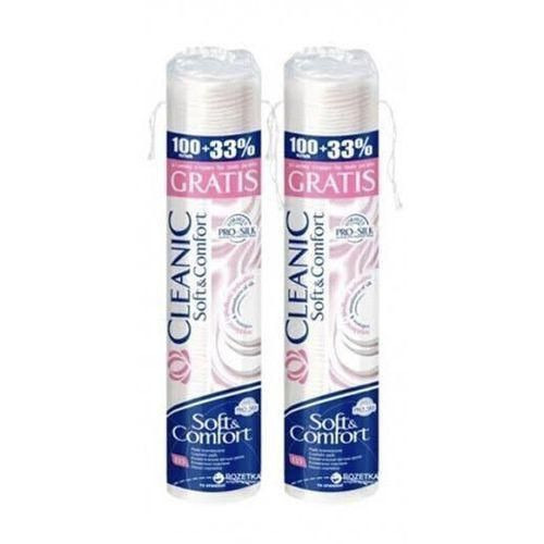 Cleanic Cotton Pads, For Makeup Removal X2