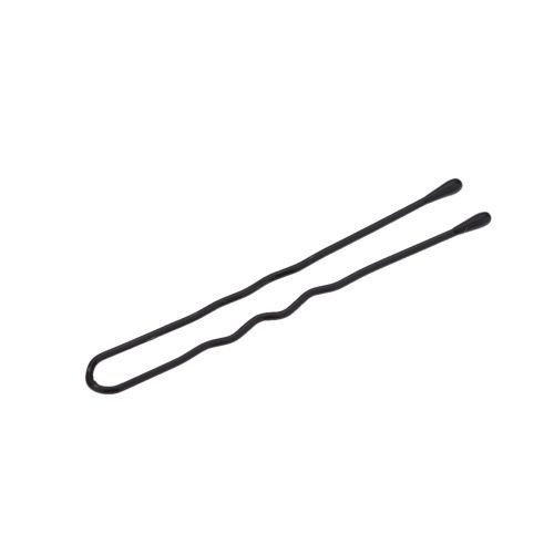 50pcs Thin U Shape Hair Bobby Pin Black Metal Clips