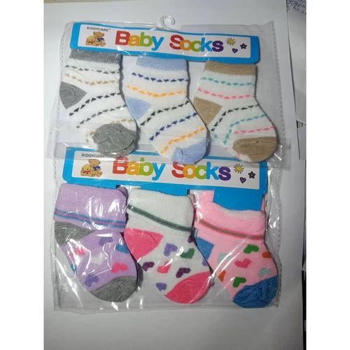 6pairs Beautiful Design Unisex New Born Socks