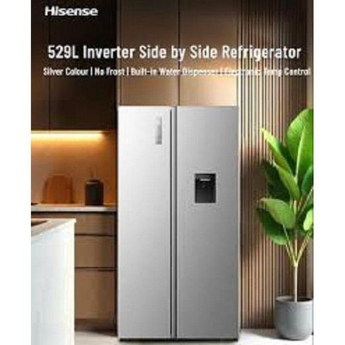 Hisense 529L No Frost Side By Side Refrigerator + dispenser
