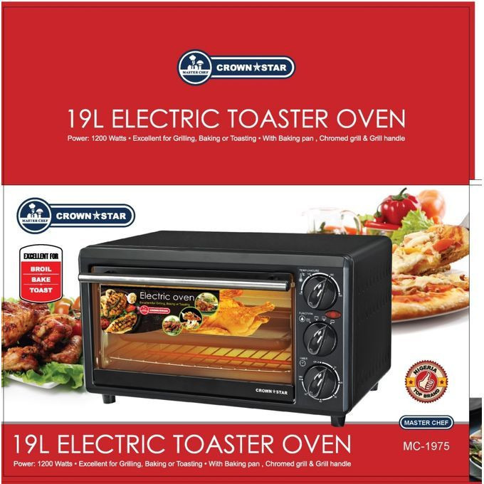 Master Chef Electric Oven & Grill Stainless Steel(19Ltr)