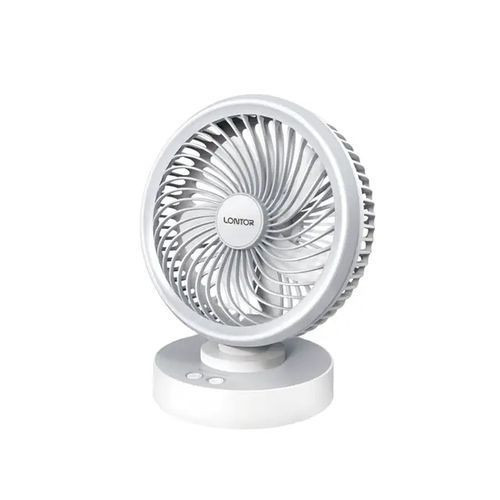 Lontor 6 Inches Rechargeable Rotating Table Fan Mf026-6